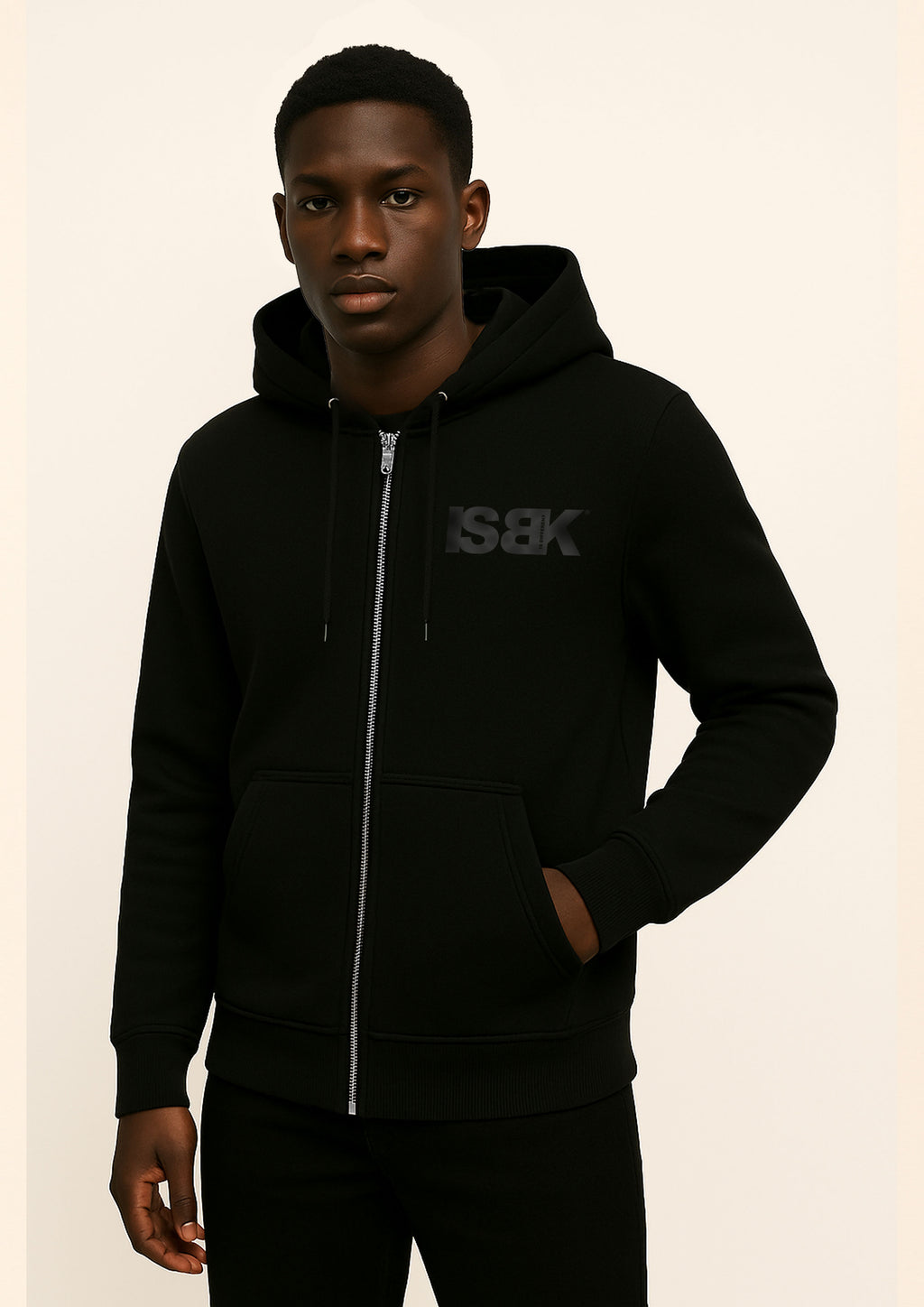 felpa con cappuccio zip