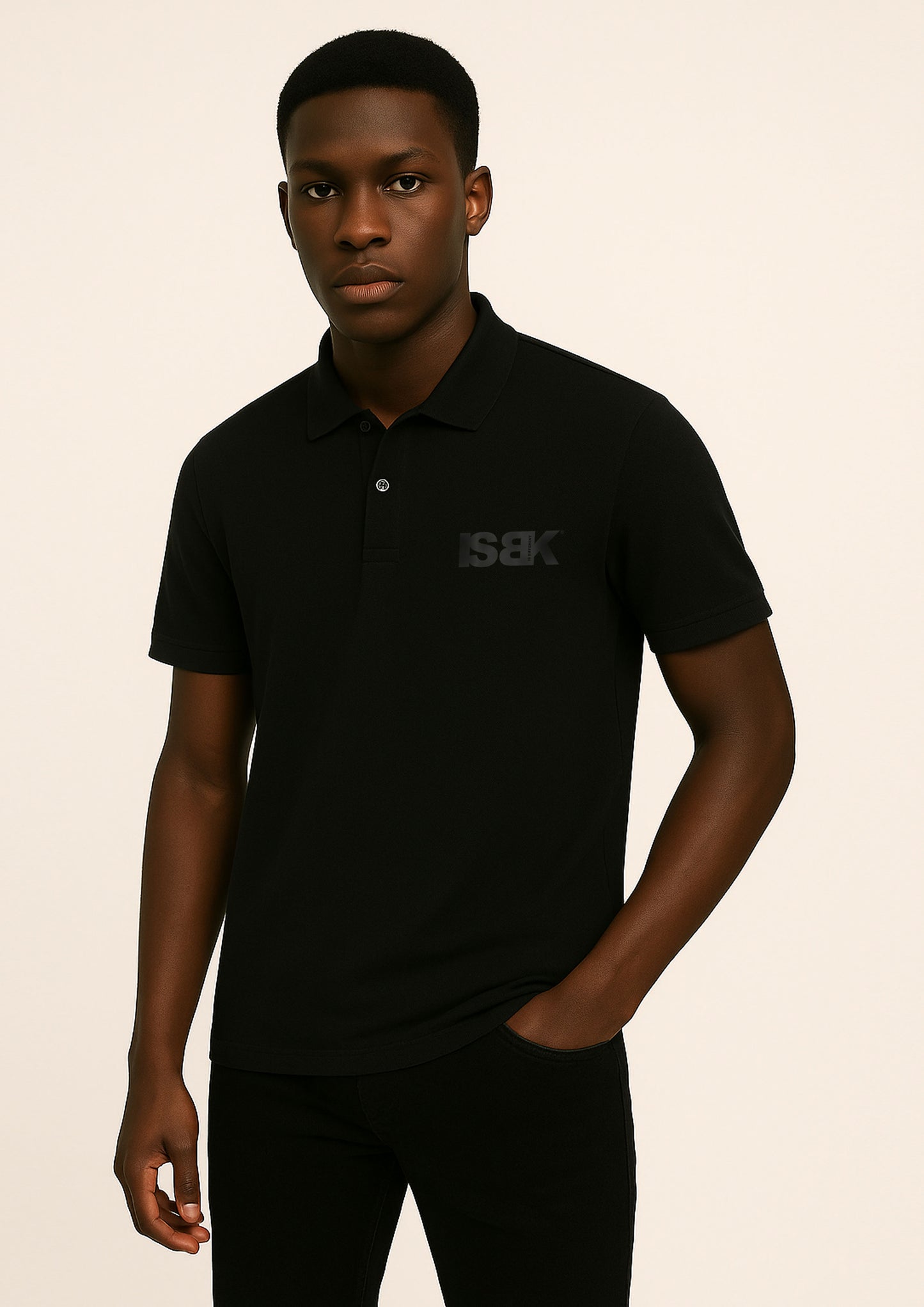 POLO MANICA CORTA PIQUET BLANK