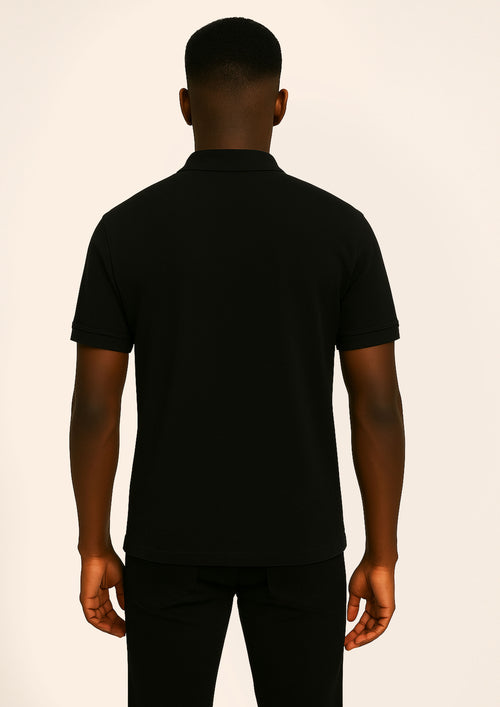 Art. 06 -  polo manica corta piquet blank