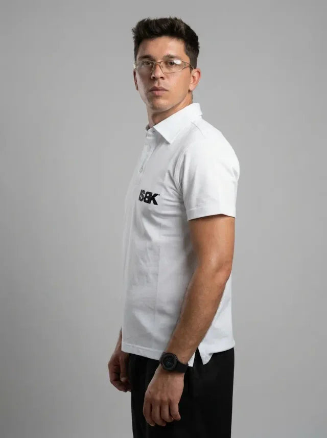 Art. 06 - polo manica corta piquet blank